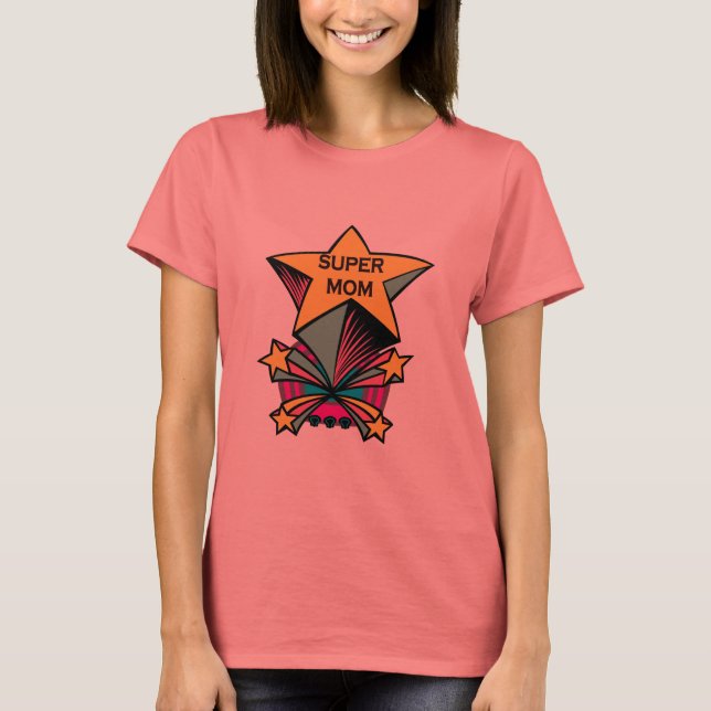 Camiseta de Super Mamá (Anverso)