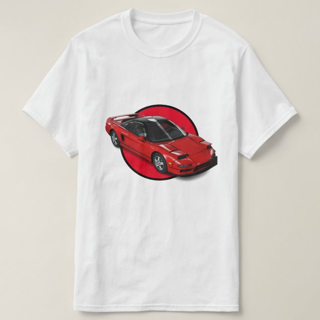 Camiseta de Supercar NSX en Japón (Diseño del anverso)