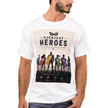Camiseta de superhéroe de Héroes Diarios – Fuerza