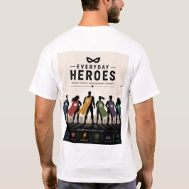 Camiseta de superhéroe de Héroes Diarios – Fuerza 