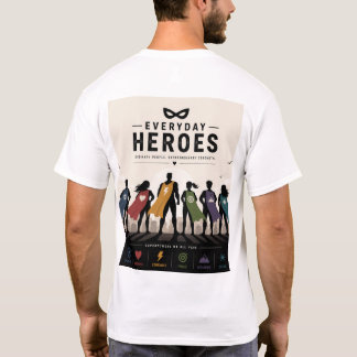 Camiseta de superhéroe de Héroes Diarios – Fuerza