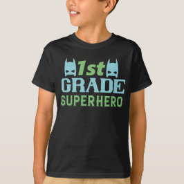 Camiseta de superhéroe de primer grado