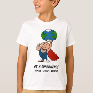 Camiseta de superhéroe del Día de la Tierra