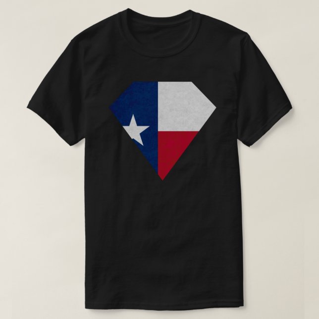 Camiseta de superhéroe fuerte de Texas (Diseño del anverso)