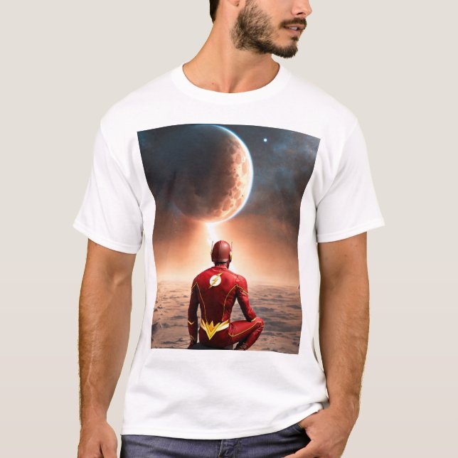 Camiseta de Superhéroe Storm Bringer – Relámpago (Anverso)