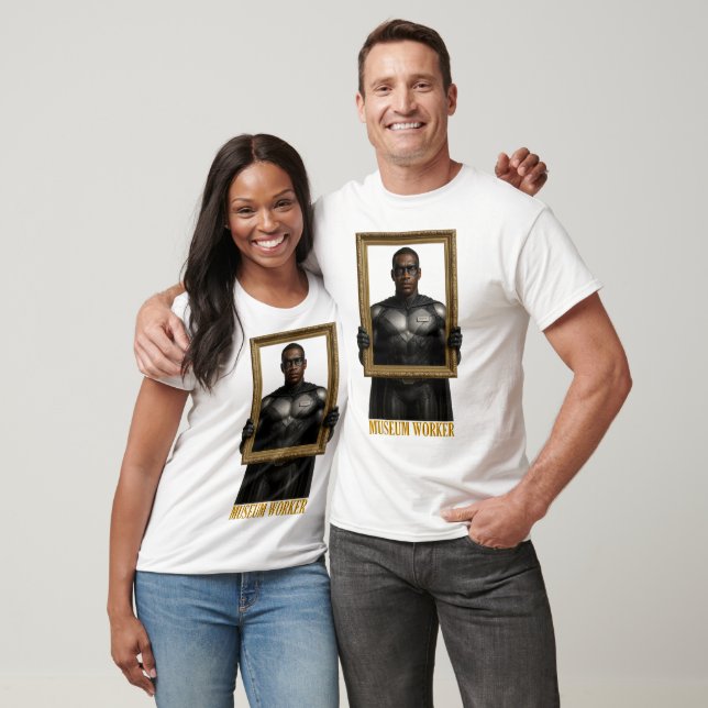 Camiseta de superhéroe trabajador de museo (Unisexo)