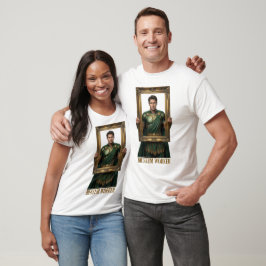 Camiseta de superhéroe trabajador de museo