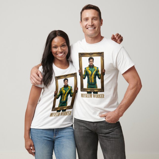 Camiseta de superhéroe trabajador de museo (Unisexo)