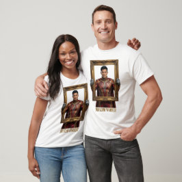 Camiseta de superhéroe trabajador de museo