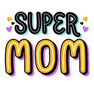Camiseta de supermamá