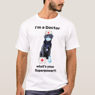 Camiseta de superMédica profesional de la medicina