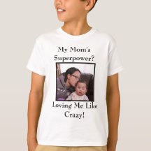 Camiseta de superpotencia de mi mamá