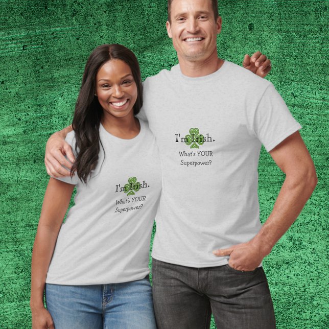 Camiseta de superpotencia irlandesa (Subido por el creador)