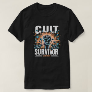Camiseta de superviviente de culto   Libertad   Re