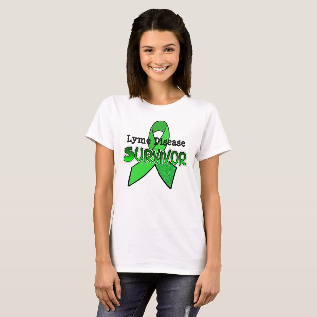 Camiseta de superviviente de enfermedad de Lyme (Anverso completo)