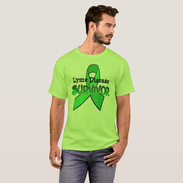 Camiseta de superviviente de enfermedad de Lyme (Anverso completo)