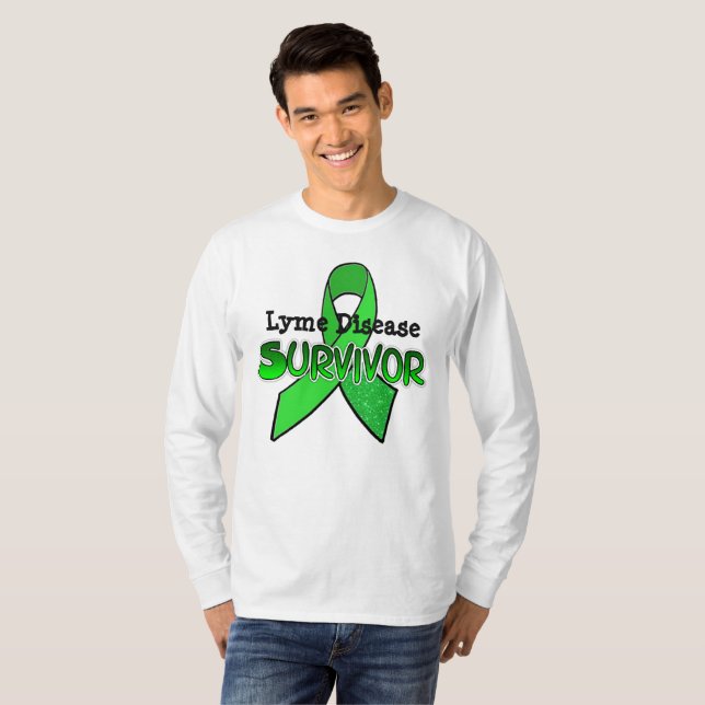 Camiseta de superviviente de la enfermedad de Lyme (Anverso completo)