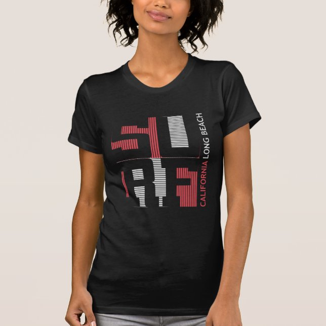 Camiseta de Surf de Long Beach (Anverso)