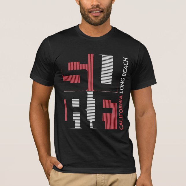 Camiseta de Surf de Long Beach (Anverso)
