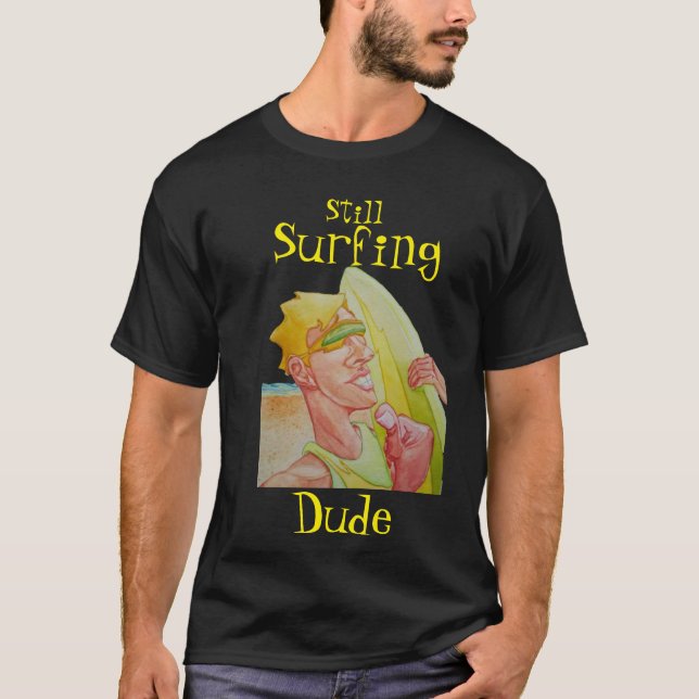 Camiseta de surf de un joven (Anverso)
