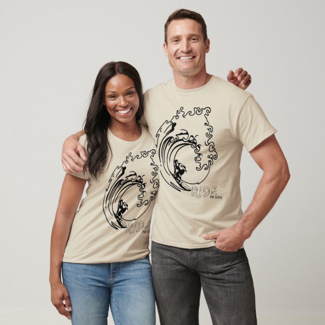 Camiseta de Surf "Ride the Wave" (Unisexo)