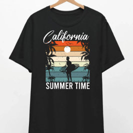 Camiseta de Surf Sunset Soaming de California