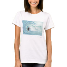 Camiseta De Surfer Femenina