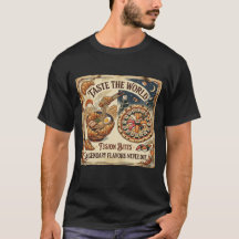 Camiseta de Sushi Pizza Ramen de Fusión de Comida 