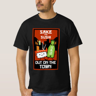 Camiseta De Sushi Y Sake Foodies