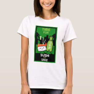 Camiseta De Sushi Y Sake Foodies
