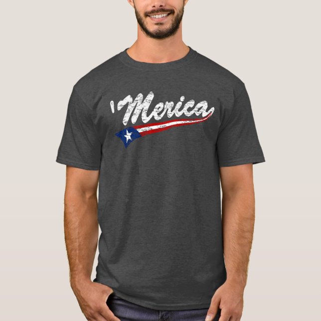 Camiseta de Swoosh 'Merica del estilo de la (Anverso)