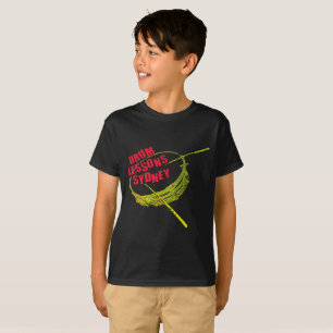 Camiseta de Sydney de las lecciones del tambor