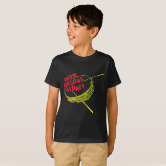 Camiseta de Sydney de las lecciones del tambor