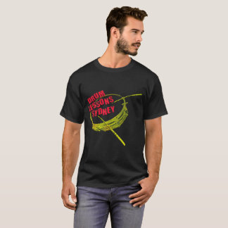 Camiseta de Sydney de las lecciones del tambor