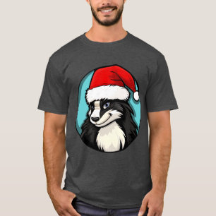 Camiseta de T-shirt de zorrillo de Santa Claus