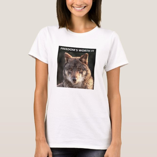 Camiseta de T-Wolf (ligera) que vale la pena (Anverso)