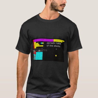 Camiseta de tabla periódica