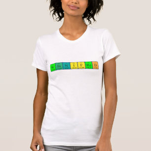 Camiseta de tabla periódica Winnifred