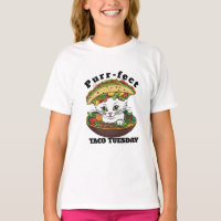 Camiseta de taco-gato, México taco martes humor de
