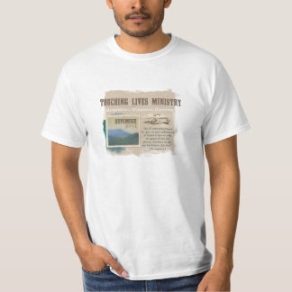 Camiseta de tacto del ministerio de las vidas de