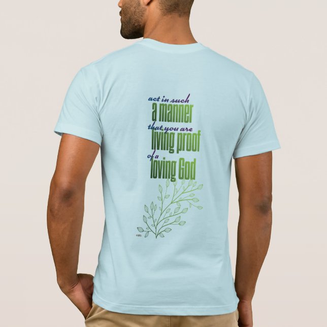 Camiseta De tal manera (Reverso)