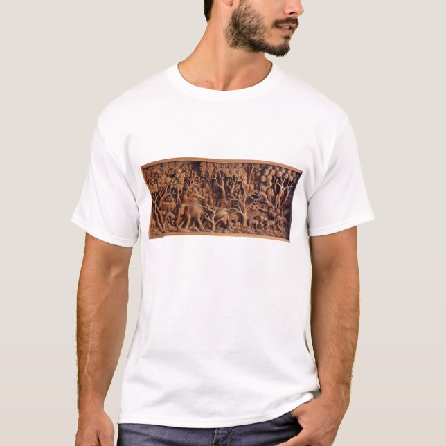 Camiseta de talla de madera tailandesa (Anverso)