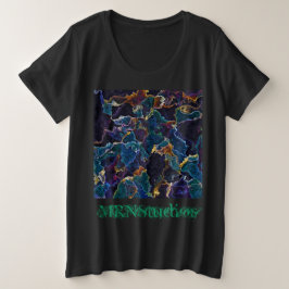 Camiseta de talla de Petróleo Plus