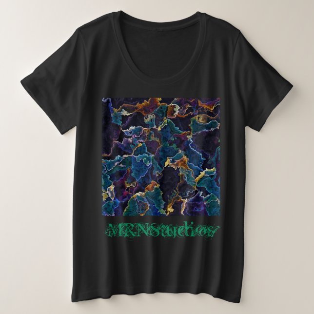 Camiseta de talla de Petróleo Plus (Anverso del diseño)