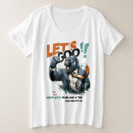 CAMISETA DE TALLA GRANDE LECCIONES DE MUJERES VAMO