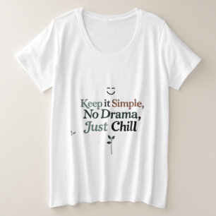 Camiseta de talla grande para mujeres