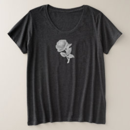 CAMISETA DE TALLA GRANDE PARA MUJERES DE ARTE Y DI