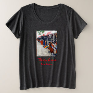 Camiseta de talla grande para mujeres del carro de