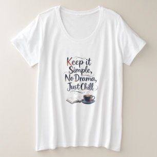 Camiseta de tallas grandes para mujeres