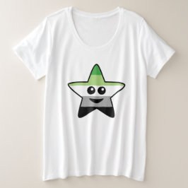 Camiseta de tamaño Aromántico Star Plus